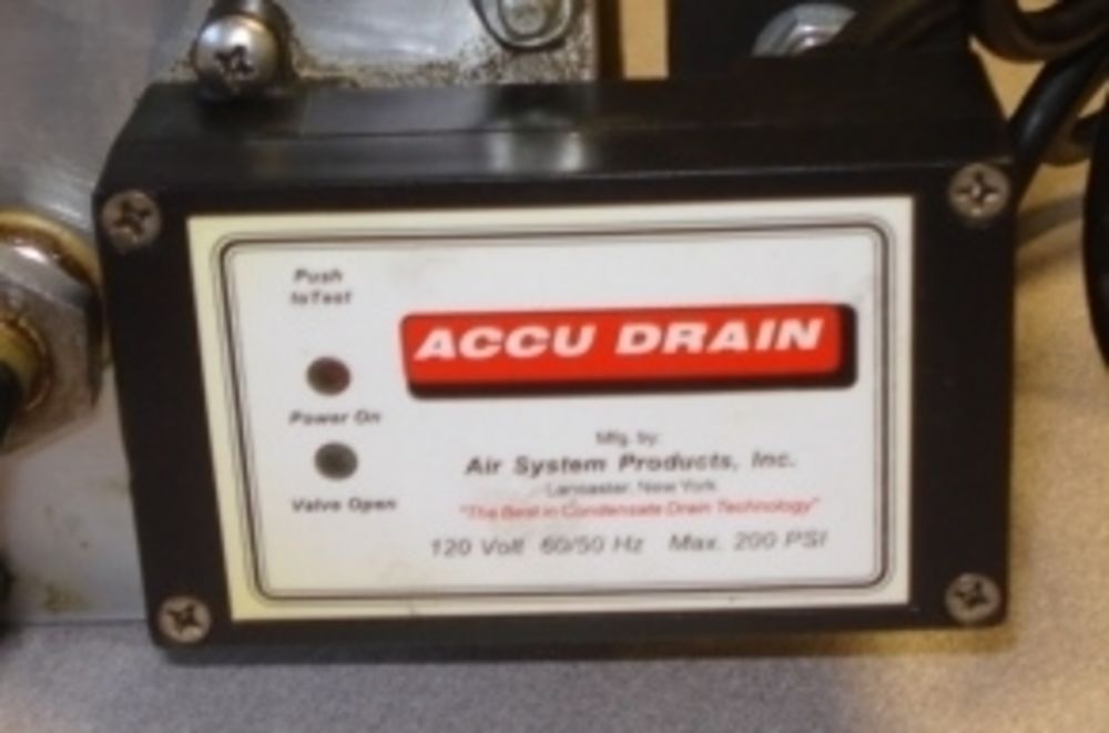 ACCUDRAIN COMPRESSED AIR DRAINAGE SYSTEM