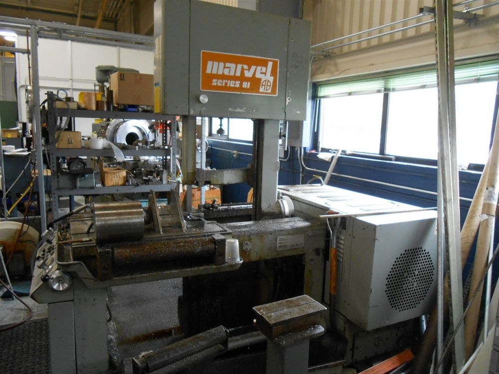 Marvel Series 81 Vertical Band Saw Model 819/M1 Fully Operational