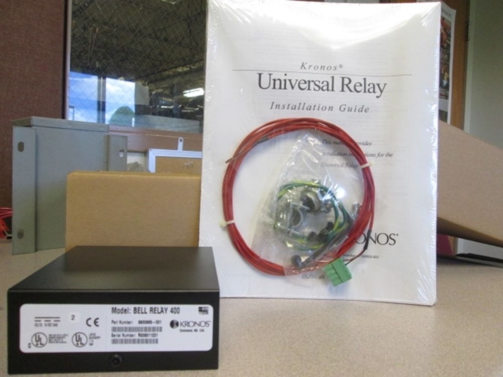 Kronos Universal Bell Relay 400 New In Box 5 Available