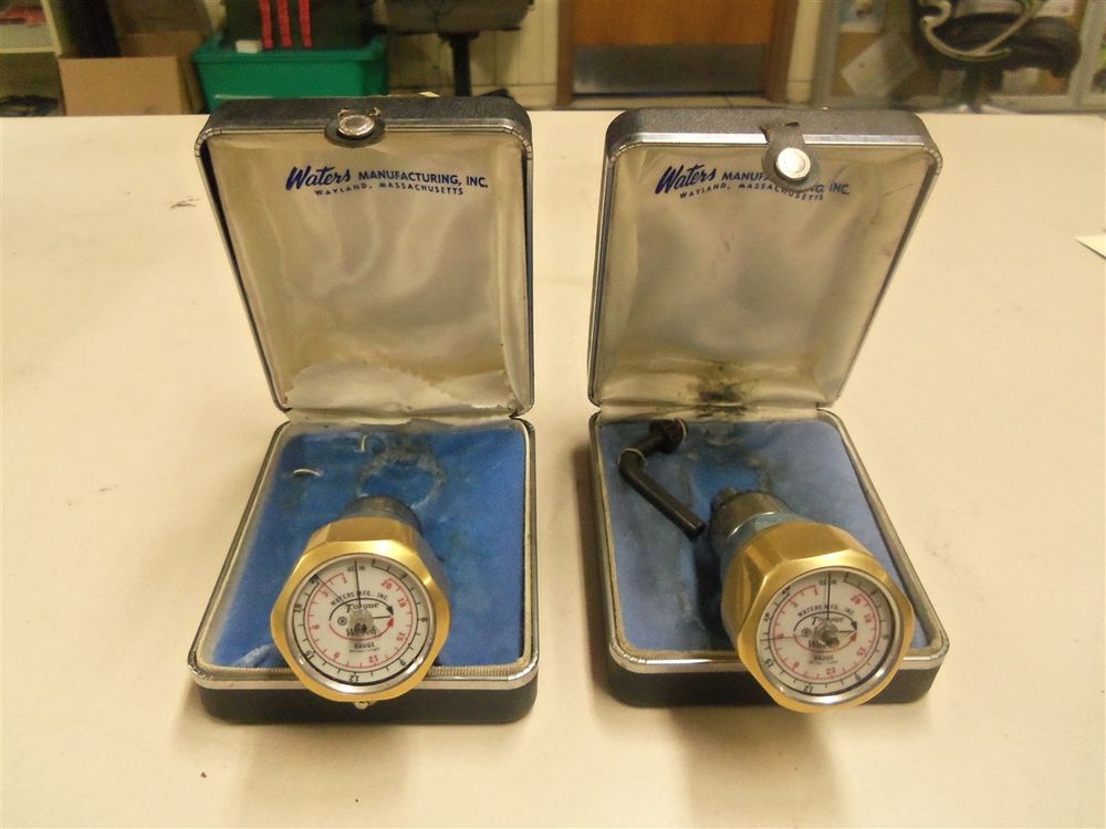 2 Waters Torque Watch Gauge Model 651C2 S/N 29083 +/ 2