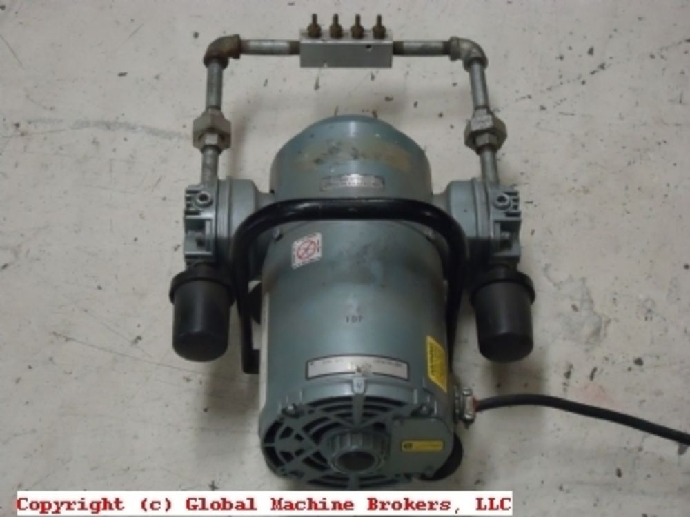 GAST VACUUM PUMP W/GE MOTOR1/6HP