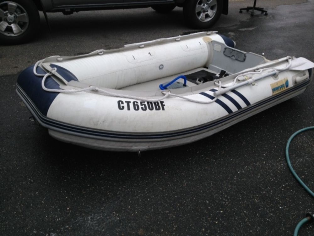 Newport Vessels 9' Inflatable Dinghy Seascape Model PVC Soft Bottom