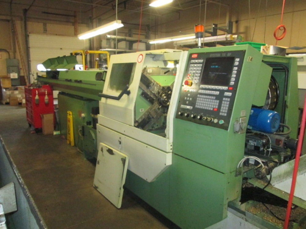 Traub System TX8F CNC Lathe Swiss Screw Machine Model TNM42 4500k Spindle 3500k Sub