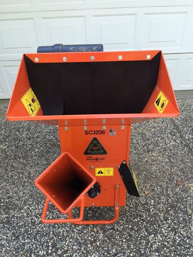 Echo Bear Cat SC3206 3" Wood Chipper/Shredder, 205cc Engine, Excellent