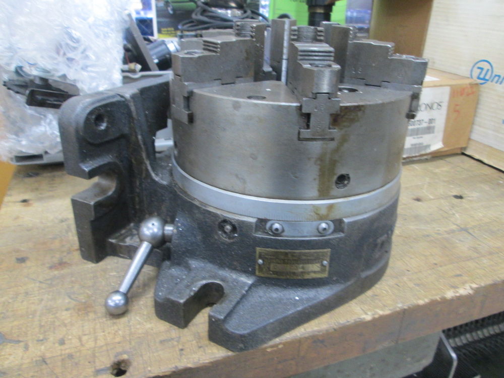 Dugas 8" 6 Jaw Manual Rotary Indexing Table 2.5" Spindle Bore Great