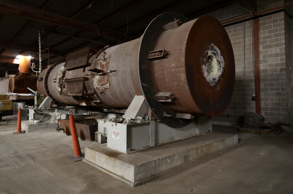 30' Didion Rotary Reverberatory Furnace Rotates 310° 14 Tons/day 30 Million BTU