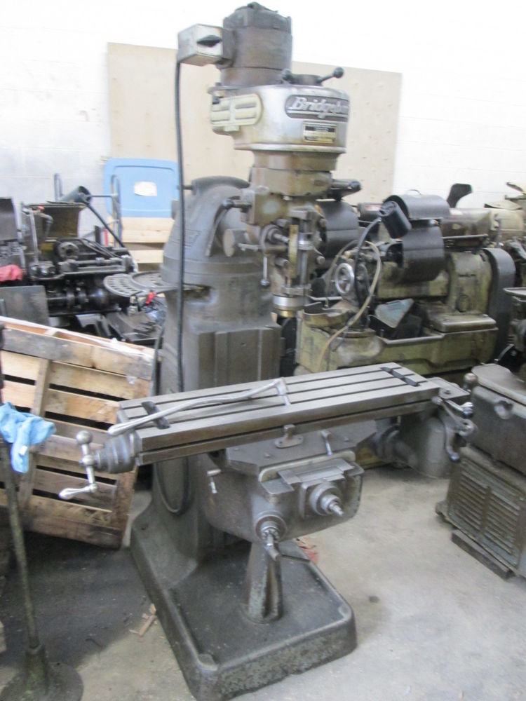 Bridgeport 36" Table 5"Quill Belt Driven Milling Machine W/Automatic
