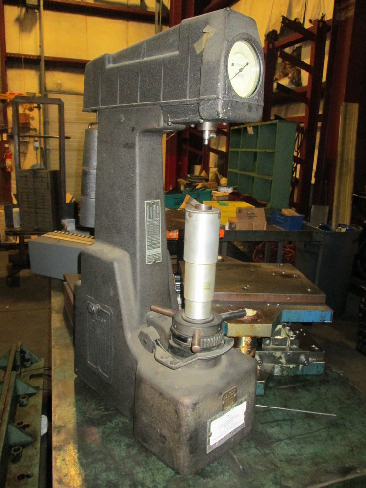 Wilson Rockwell Model 4JR. PL Hardness Tester 12" Vert Gap W/ 40,50