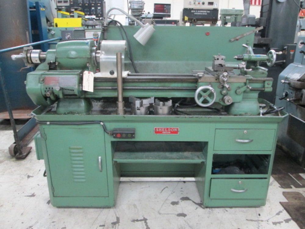 Used Lathes Engine Lathe For Sale Precision Lathes Tool Room >> Sheldon Model Exl56b 10 Swing 36 Between Centers Tool Room Engine Used Lathes Engine Lathe For Sale Precision Lathes Tool Room >> Sheldon Model Exl56b 10 Swing 36 Between Centers Tool Room Engine