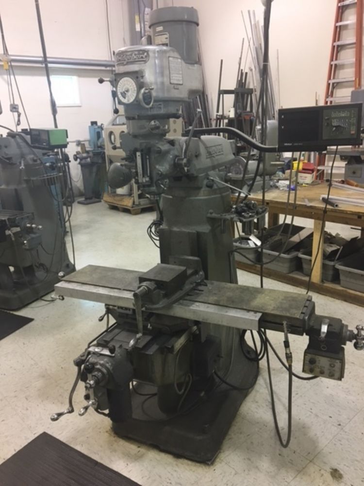 Bridgeport 48" Table Series 1 Variable Speed 230/460V Mill W/X & YAxis