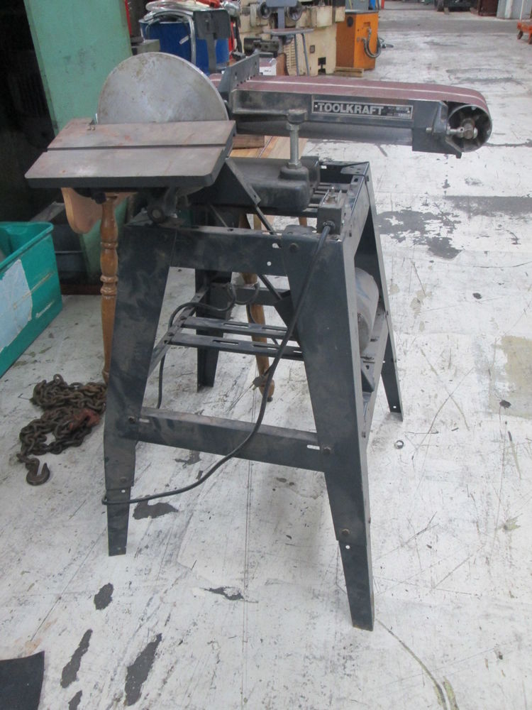 Toolkraft Model 4340 6" X 48" Belt/9" Disc Sander 115 Volt 1Ph 1725 Rpm
