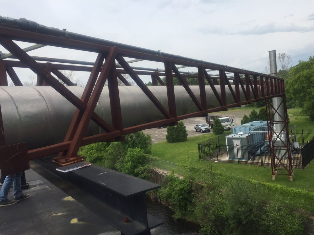 Excel Bridge Mfg Co 76 Ft Long 48" Wide Weathering Steel Pedestrian or