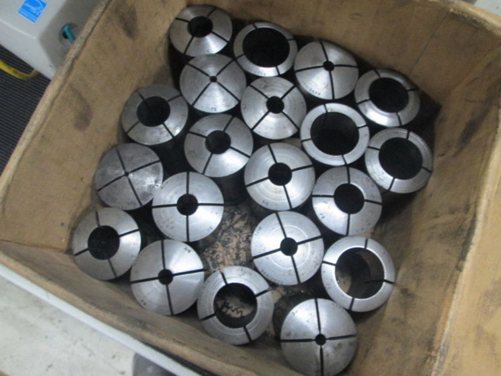 Assortment Of 20 Hardinge 2J Collet For Speed Chucks Up To 13/8" Diameter