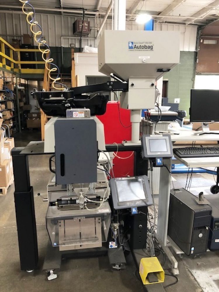 Autobagger AB180 Bagging Machine W/Autobag AccuCount 200 & PI412C Printer New 14