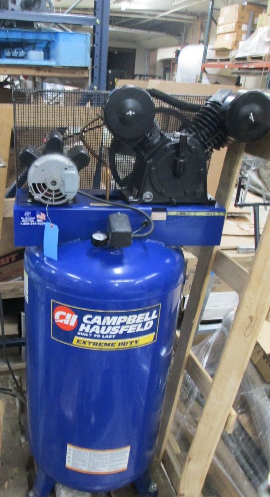Campbell Hausfeld DP581000AJ 16.1 SCFM 140 Psi Max 80 Gallon Vert Air