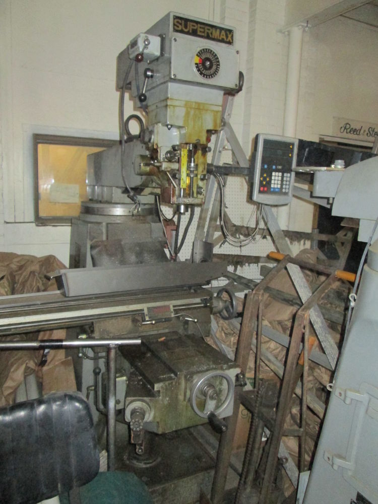 Supermax YCM16VS 49"X 9"Table 3Hp Variable Speed Milling Machine W